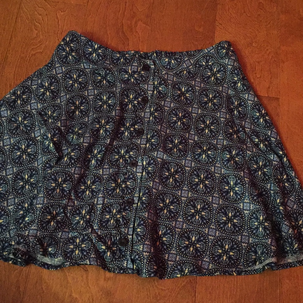 Lush floral skirt
